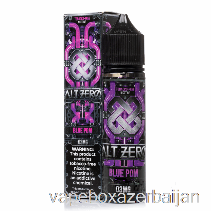 E-Juice Vape Blue Pom - Alt Zero - 60mL 3mg